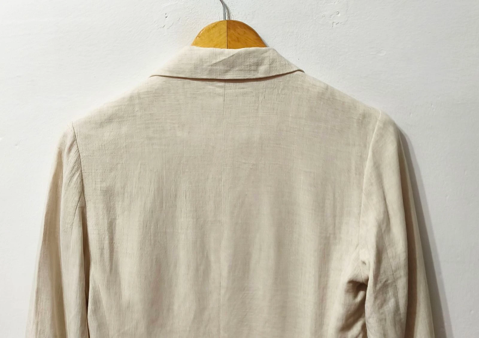 Blazer creme Stradivarius mulher Tamanho XS – photo 7